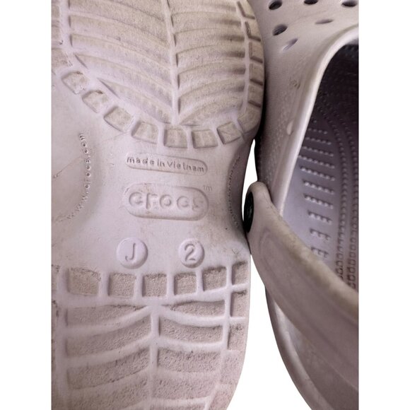 Classic Crocs Y2 Kids Slip-On Clogs With Adjustable Strap In Light Purple Durabl - Picture 6 of 7